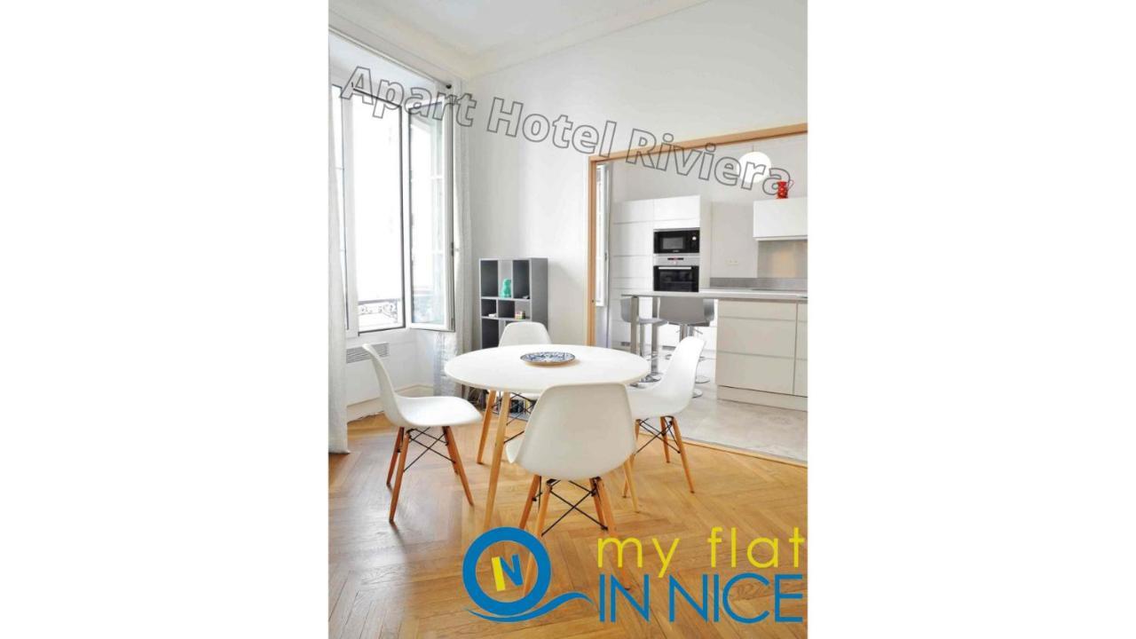 Aparthotel Riviera - 2 Minutes De La Plage - Exceptionnel 2 Chambres Ac - Balcon Meyerbeer 1 Nizza Exterior foto